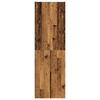 Highboard with Rustic Wood Look 60 X 32 X 190 Cm Engineered Wood