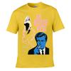 La Dolce Vita Retro Film Poster Street Distressed Washed Loose Simple Tee