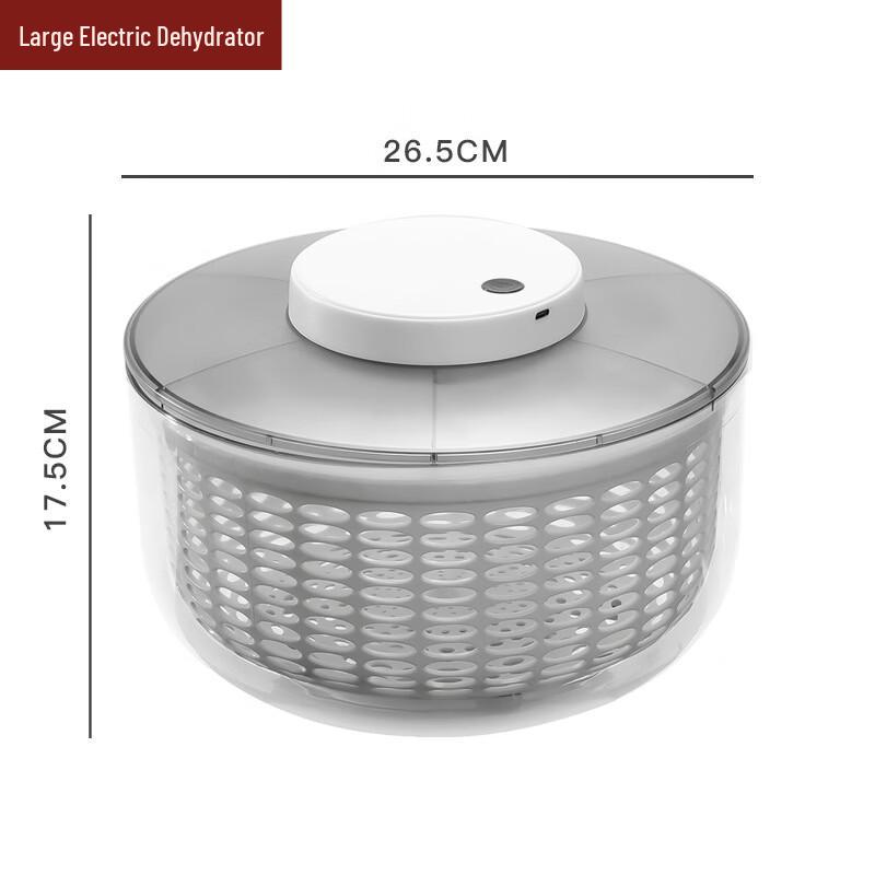ZISIZ Electric Large Capacity Salad Spinner