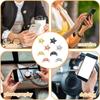 8 Pcs Stars Moon Cell Phone Ring Holder Metal Phone Finger Grip Hook Self-Adhesive Phones Grip Loop for Phones Case DIY Hanging Supplies