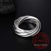 Gioielli 100% Argento Sterling 925 Vintage Etnici 9 Anelli d'Argento a Cerchio per Donne Uomini Taglia 6 7 8 9 10 Moda Anel De Prata Bijoux