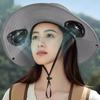 Quick Dry Bucket Hat for Men Large Brim Solar Fan Hat Breathable Sun Protection for Outdoor Adventures