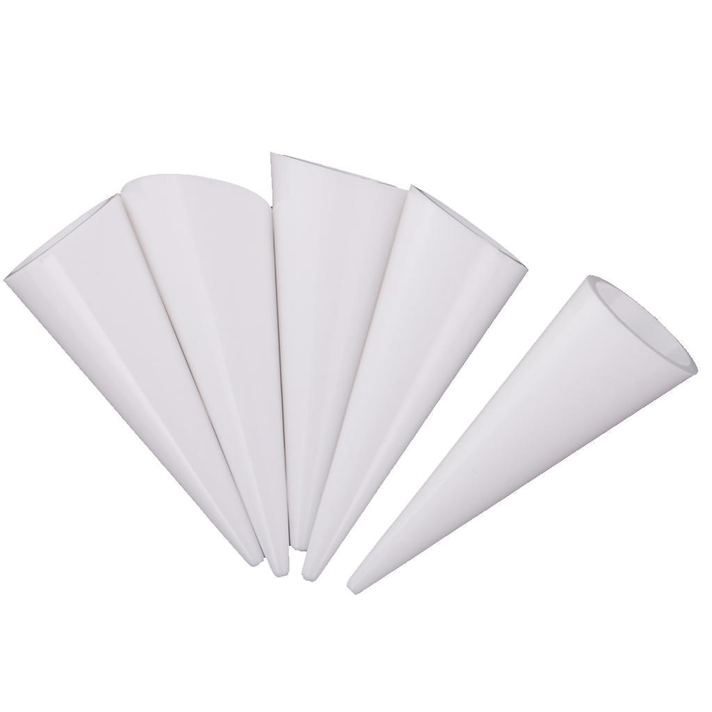 

Пластикова підставка для кільця з конусом для пальців із 5 предметів. Тримач для ювелірних виробів. Вітрина. Чорний білий