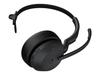 Jabra Evolve2 55 MS Mono - micro-casque - avec support de chargement