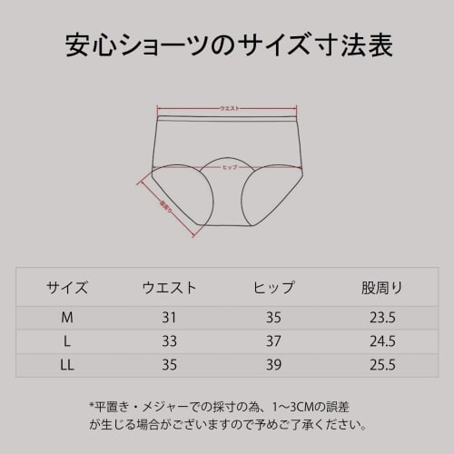 BEST DOING Seamless Period Panties, Leak-Proof, Stay-Stay, Moisture-Wicking, Quick-Drying, Light Incontinence, Seamless, Easy To Wear, Absorbent Sanit