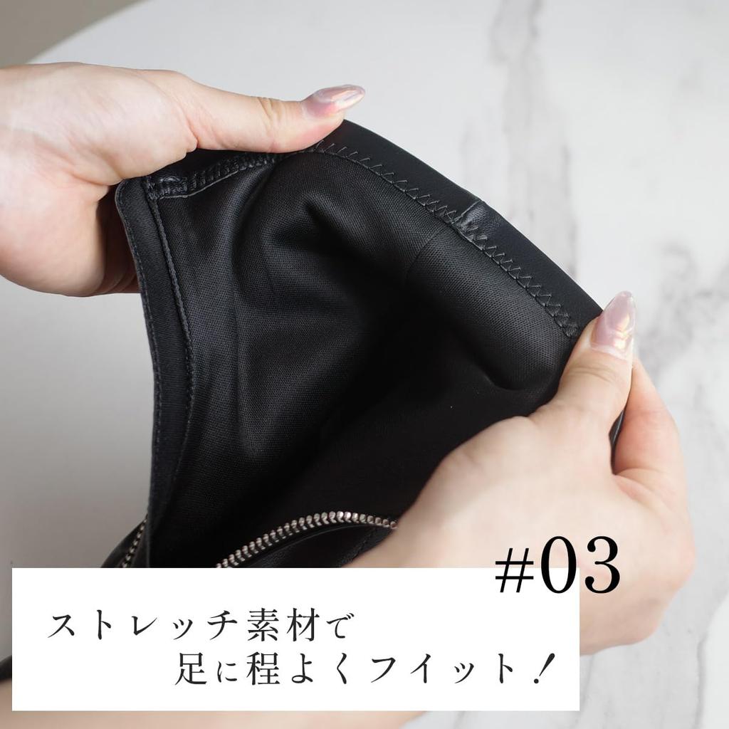 [AmiAmi] Platform Boots, Front Zip Boots, Women's Short Boots, Black Track Sole, SH214 (S (22.5cm-23.0cm), Black (Smooth))