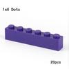 20 Pezzi Pezzi MOC 3009 Mattone 1 x 6 Compatibile Fai da Te Assemblaggio Blocchi da Costruzione Particelle Giocattolo Puzzle Cervello Bambino Regalo di Compleanno