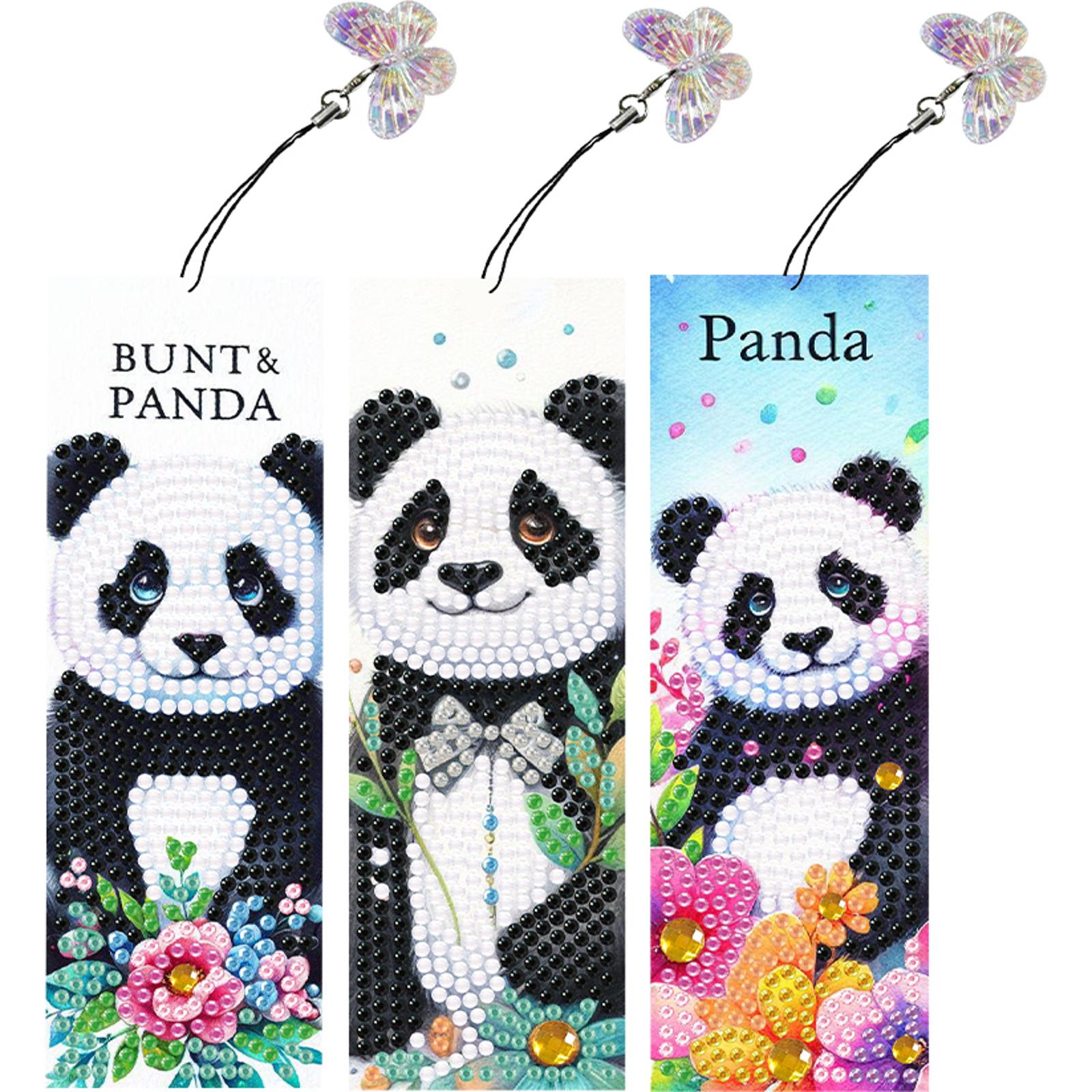 

3Pcs Special Shape Butterfly Angel DIY Bookmarks Diamond Painting Kits Diamond Painting Bookmark Making Kit for Reading Day Gift