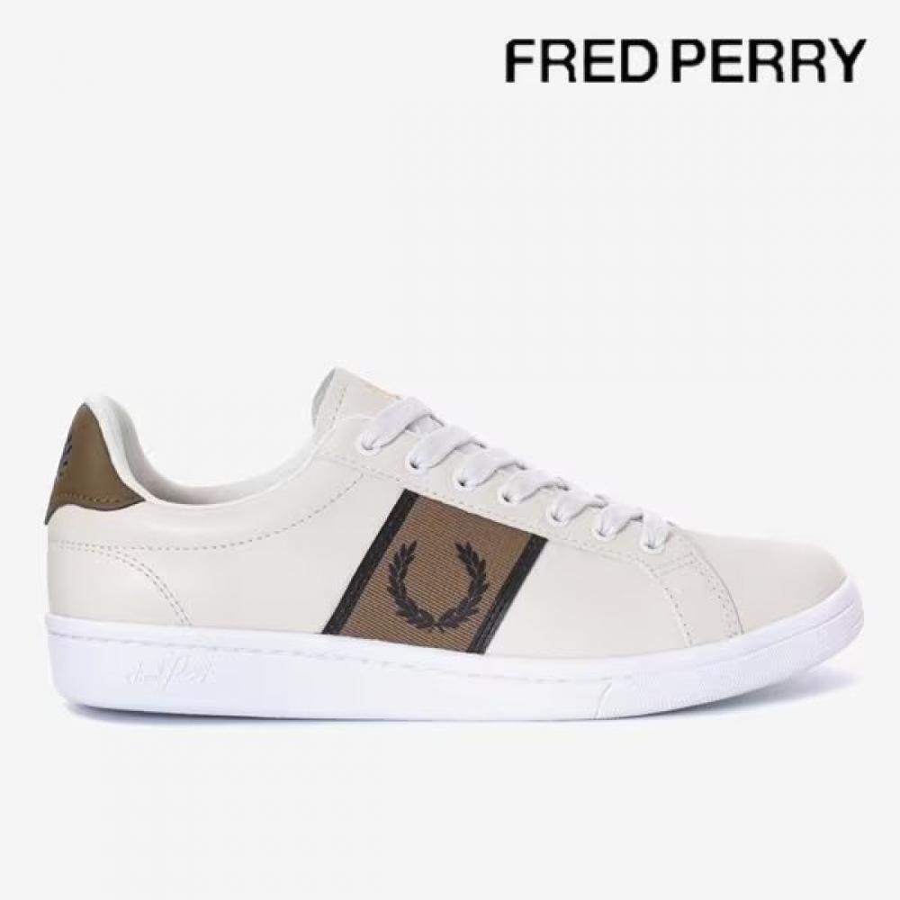 Fred Perry Unisex B721 Leather White Sneakers T35 SFPU2336304 T35/230
