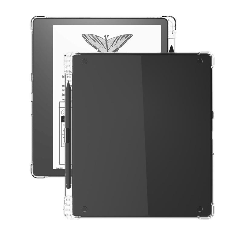 Kindle Scribe 10.2 Protective Case with Pen Holder, Airbag Drop-Proof Transparent Soft Shell 2024