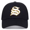 Unisex S Letter Side Tiger Embroidery Baseball Caps Spring and Autumn Outdoor Adjustable Casual Hats Hip Hop Hat Sunscreen Hat