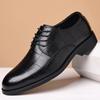 First Layer Cowhide Men'S Shoes Men'S Leather Shoes Leather Breathable Business Casual Shoes British Dress Single Shoes Work Shoes