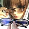 New Y2K Square Eyeglasses Cosplay Eyewear Fashion Narrow Glass Small Square Frame Glasses No Lenses Black Leopard Print Girls