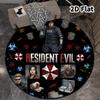 שטיח עגול Resident Evil שטיח לסלון חדר שינה ספה חדר משחקים עיצוב מחצלת רצפה מונעת החלקה