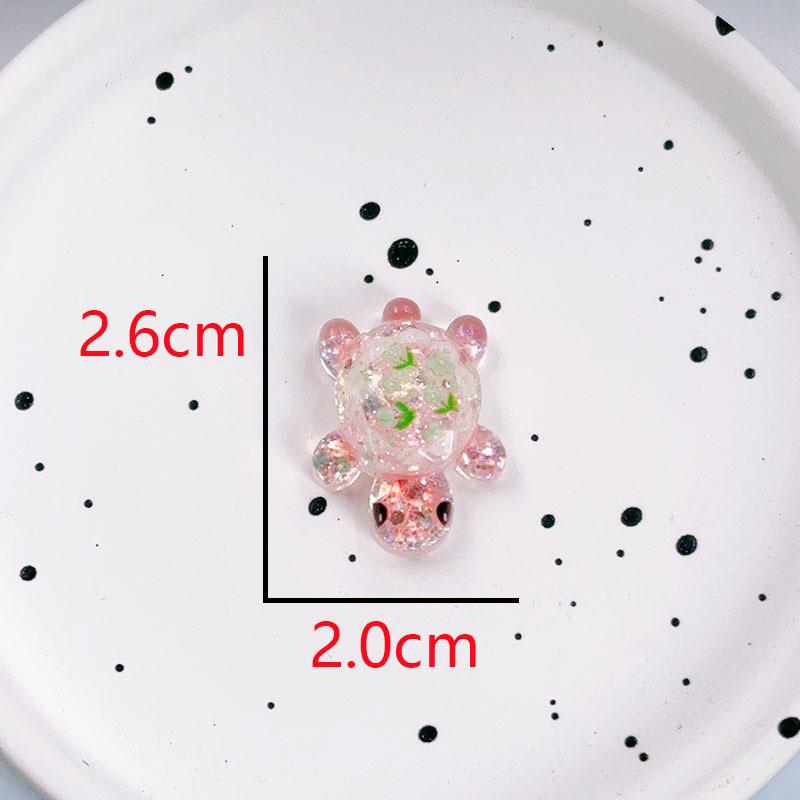 

Мигающие светящиеся украшения-черепахи из смолы - Большие и маленькие DIY аксессуары