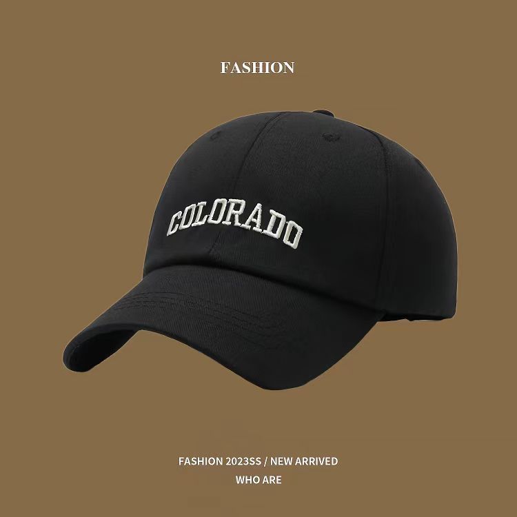 Big head circumference sun hat big brim sun protection hat adult embroidery women's baseball cap sun shade big brim men's and women's models