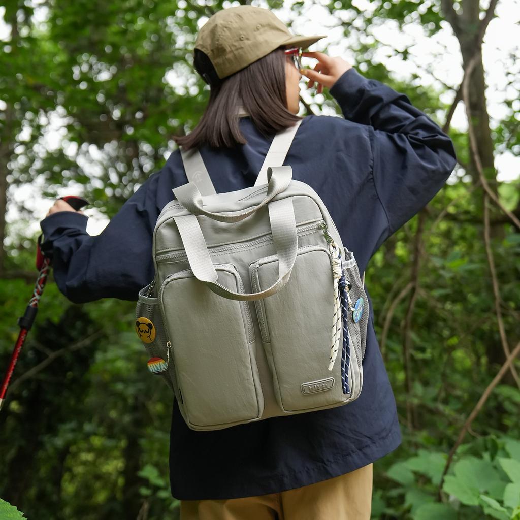 Schoolbag New Trend Large Capacity Out Shoulder Bag Large Capacity Simple Light Messenger Bag Portable Backpack