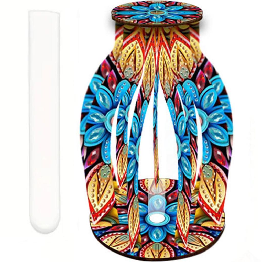 Diamond Painting Flower Vase 5D DIY Diamond Painting Desk Ornament Flower Vase for Home Office Decor