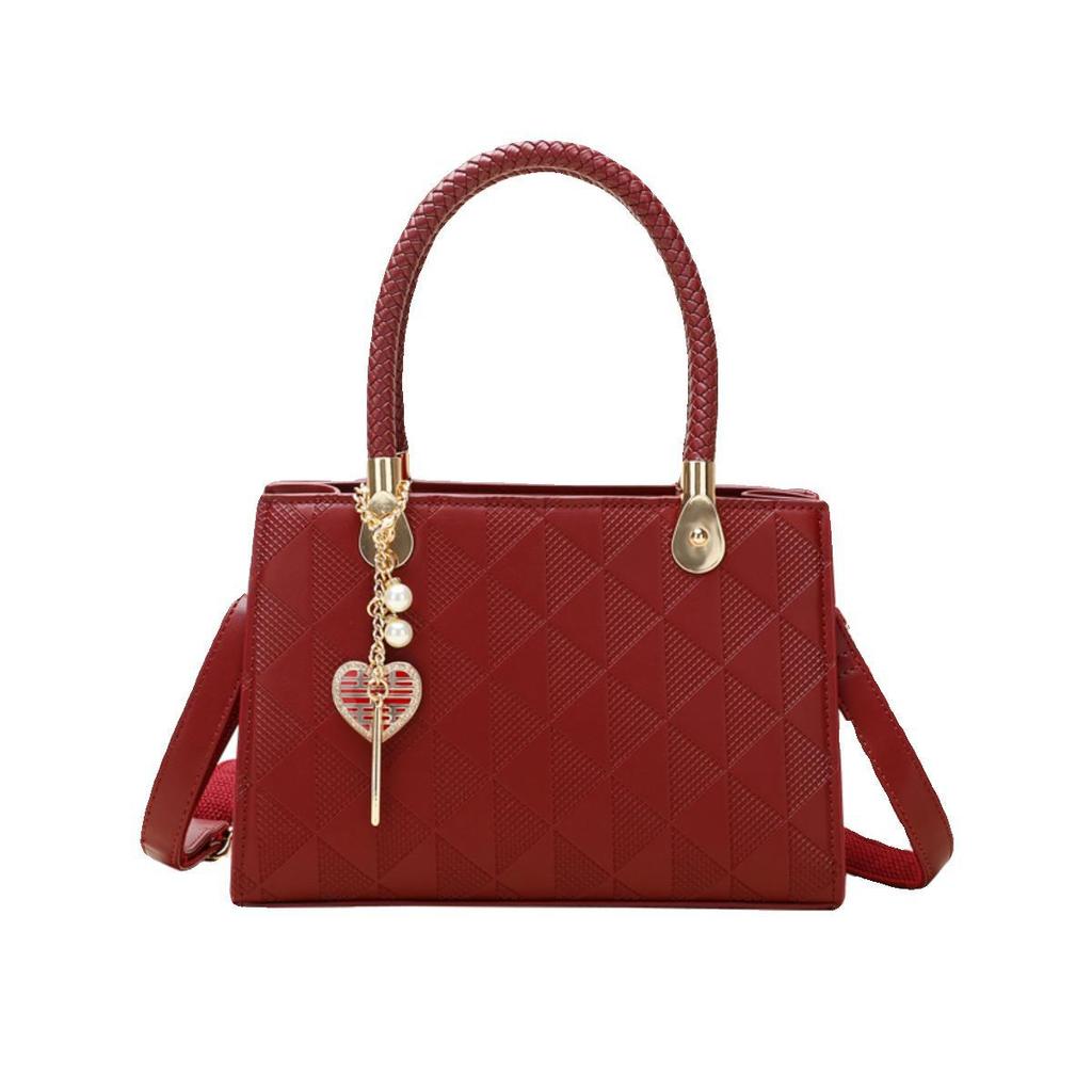 Red Bag Women's 2025 New Wedding Bag Mother Crossbody Handbag Premium Wedding Bag Female Bride Mother-in-law Bag