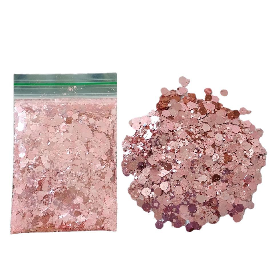 Glitter para Nail Art Transfronteiriço Lantejoulas 1/3MM - Cores Básicas para DIY Estilo Nightclub Palco Gotejamento de Resina.