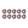 10Pcs Turning Insert Carbide Blade Lathe Cutter Milling CNC Tool Set Kit for Replacement(RPMW08T2MOE P )