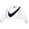 Nike Sportswear Swoosh Fleece Crew Sweatshirt Unisex Tops White BV3934-100
