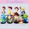 Conjunto de Figuras de Ação em PVC Toy Story Com Personagens Colecionáveis Para Crianças e Colecionadores