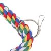 Chewing Design Rope Perch Stand Triangular Shape Colorful Parrot Toy Bird Swing Toy  For Parakeets