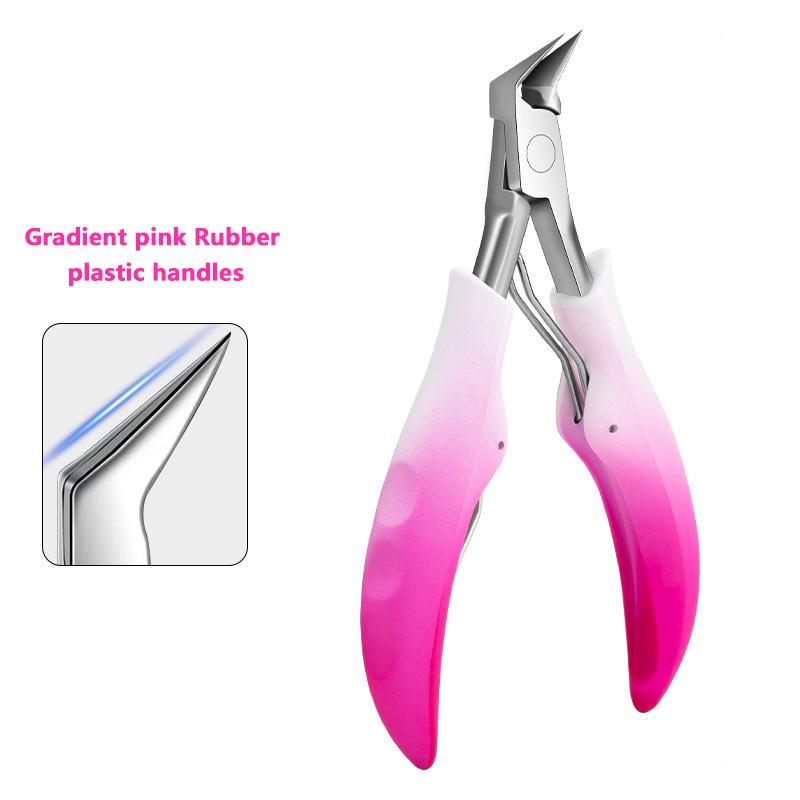 Nagelknipser, Nagelhautzange, professionelle Schere zum Entfernen eingewachsener Zehennägel, abgestorbener Haut, Nagelknipser aus Edelstahl, Pediküre-Werkzeug