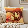 Sweet Cute Anime SSakura Trick Cushion Cover Pillowcase Antidustmite Living Room Sofa Decor Cushion Room