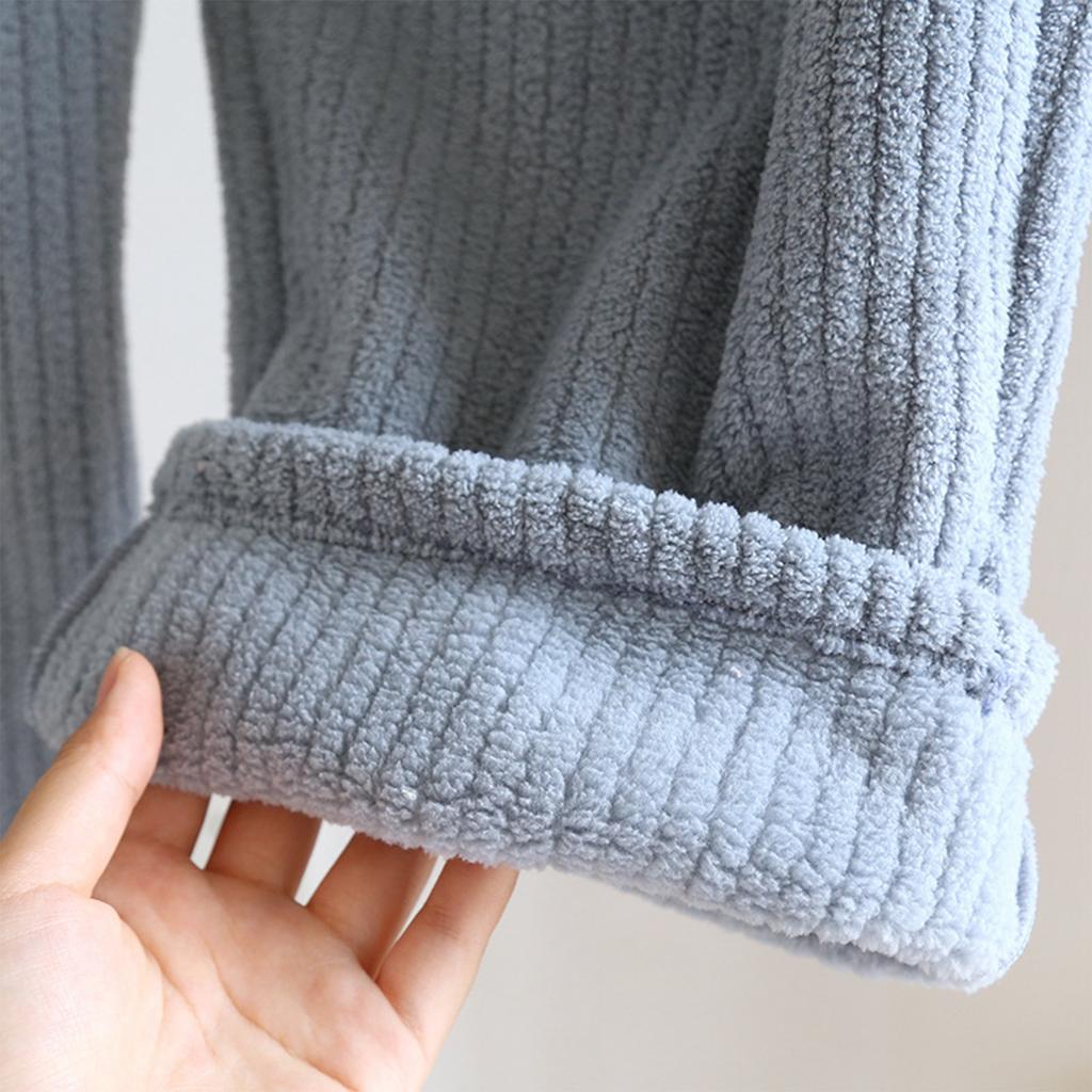 Women's Fashion Fleece Line Thickened Long Pajama Pants