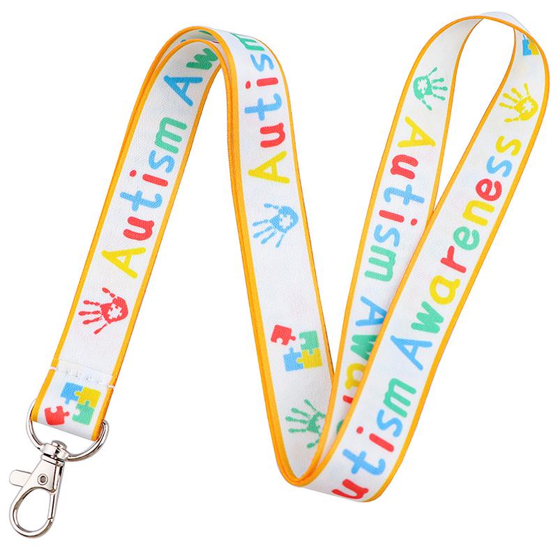 Autizmus Labirintus Rajzfilm Telefon Lanyard Aranyos Lanyard Kulcstartó Személyi Irat Tartó Mobiltelefon Jelvény Kulcstartó Tartó Nyakpánt Kiegészítők A4