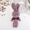 Mini Bright Silk Rabbit Plush Toys Small Pendant Cute Soft Stuffed Bunny Toy Doll Valentine Gifts For Kids 10CM
