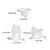 Set Of 6 Elaborate Cygnet Wall Decal Wood Flying Birds Perfect For Children Room And Art Collectors