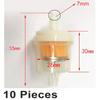 5Pcs Motorcycle Fuel Filter 6mm/7mm/8mm Interface Professional Gasoline Filter for Motorcycle Scooter Dirt Bike Moto Accessories