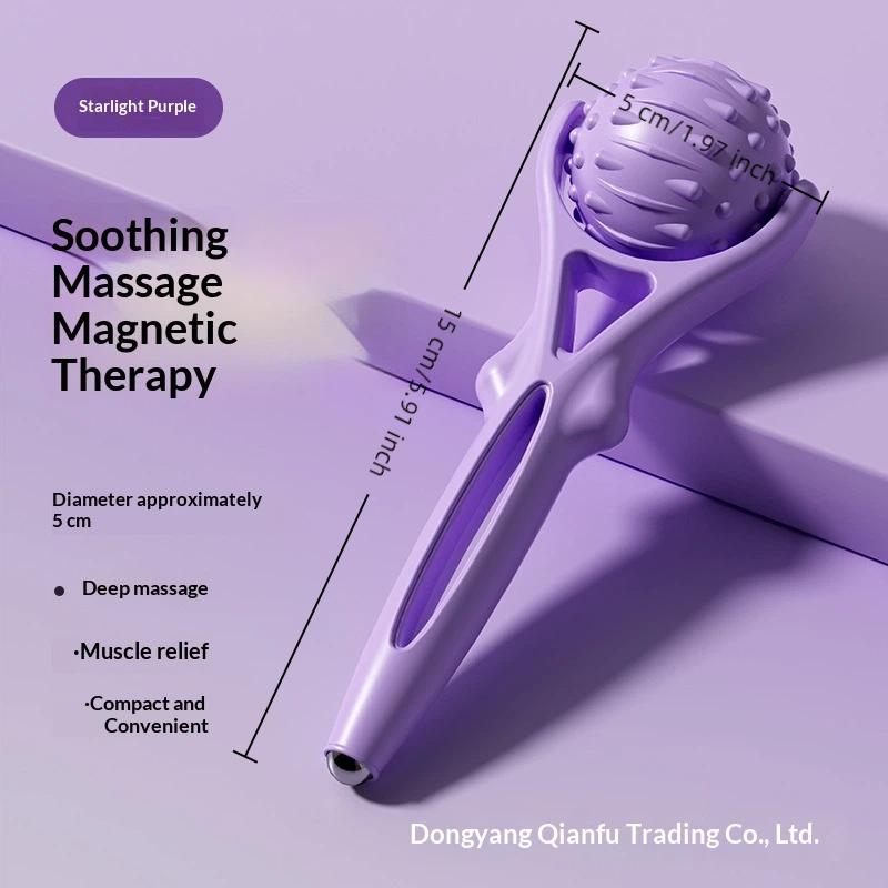 Handheld Roller Massager Portable Yoga Ball Point Massage Tool for Arm Leg Body Fatigue Relief