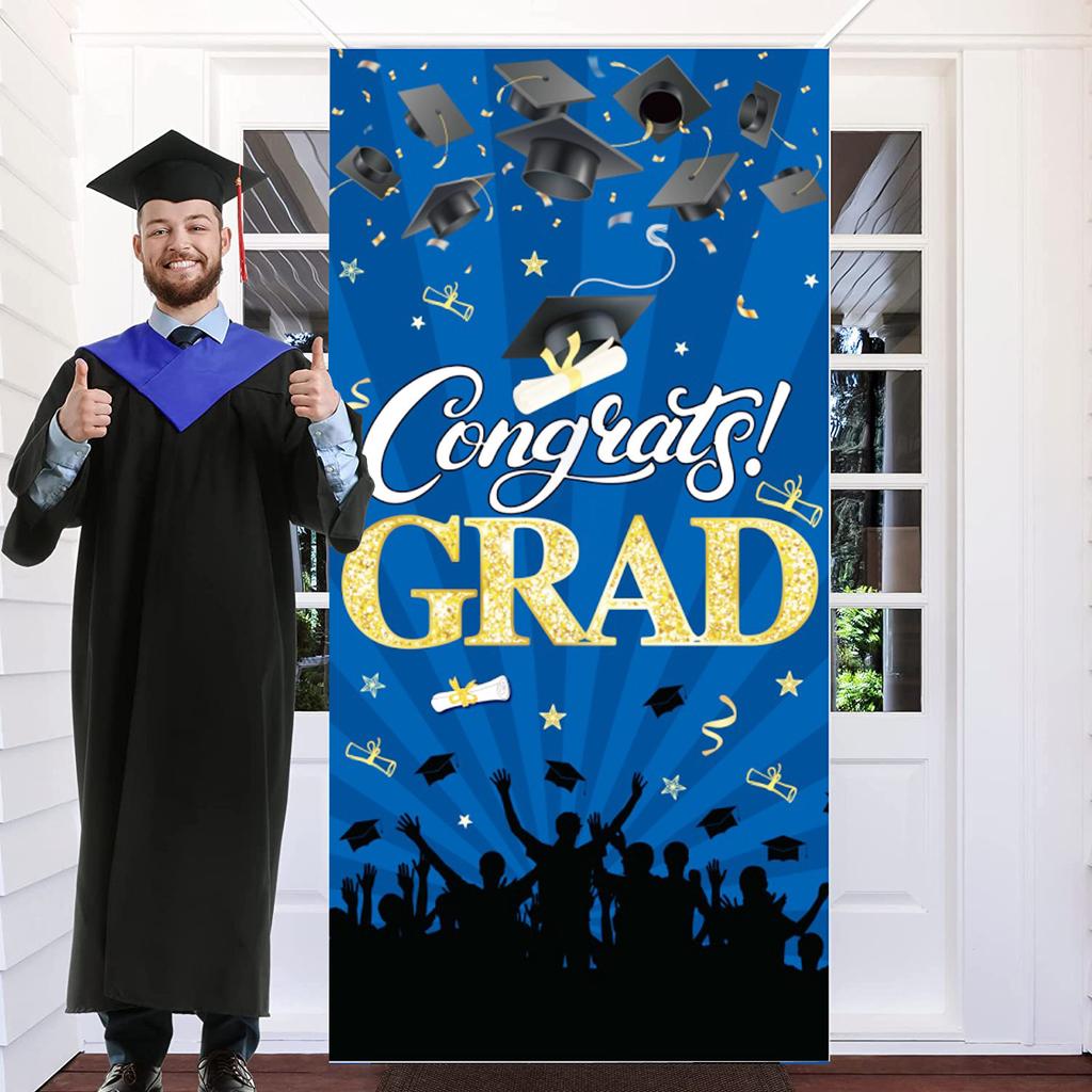 Graduation Season Decorative Vertical Poster Class Of Graduation Courtyard Decoration Party Banner Customization