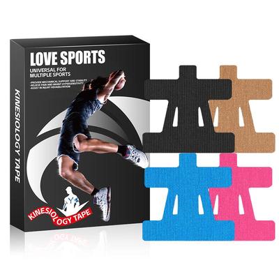 Vorgeschnittenes Kinesiologie-Tape für Schulter & Nacken: Elastisches, belastungsreduzierendes Stützband für Sport