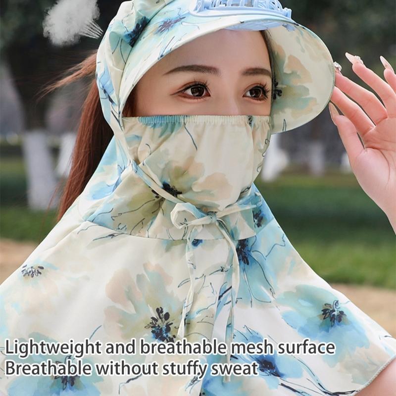 Sunshades Sun Hat with Fan for Girls Women Camping Hat Casual for Sports Gym Mountain Camping Hat Outdoor Activity