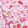 Cartoon Animal 3D Stickers Kawaii Bunny Bubble Stickers DIY School Stationery Sticker Phone Case Sticker Aesthetic Sticker