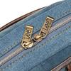 Lee Symbole Mini Shoulder Denim X Faux Bag, Leather, Blue, 320-3263
