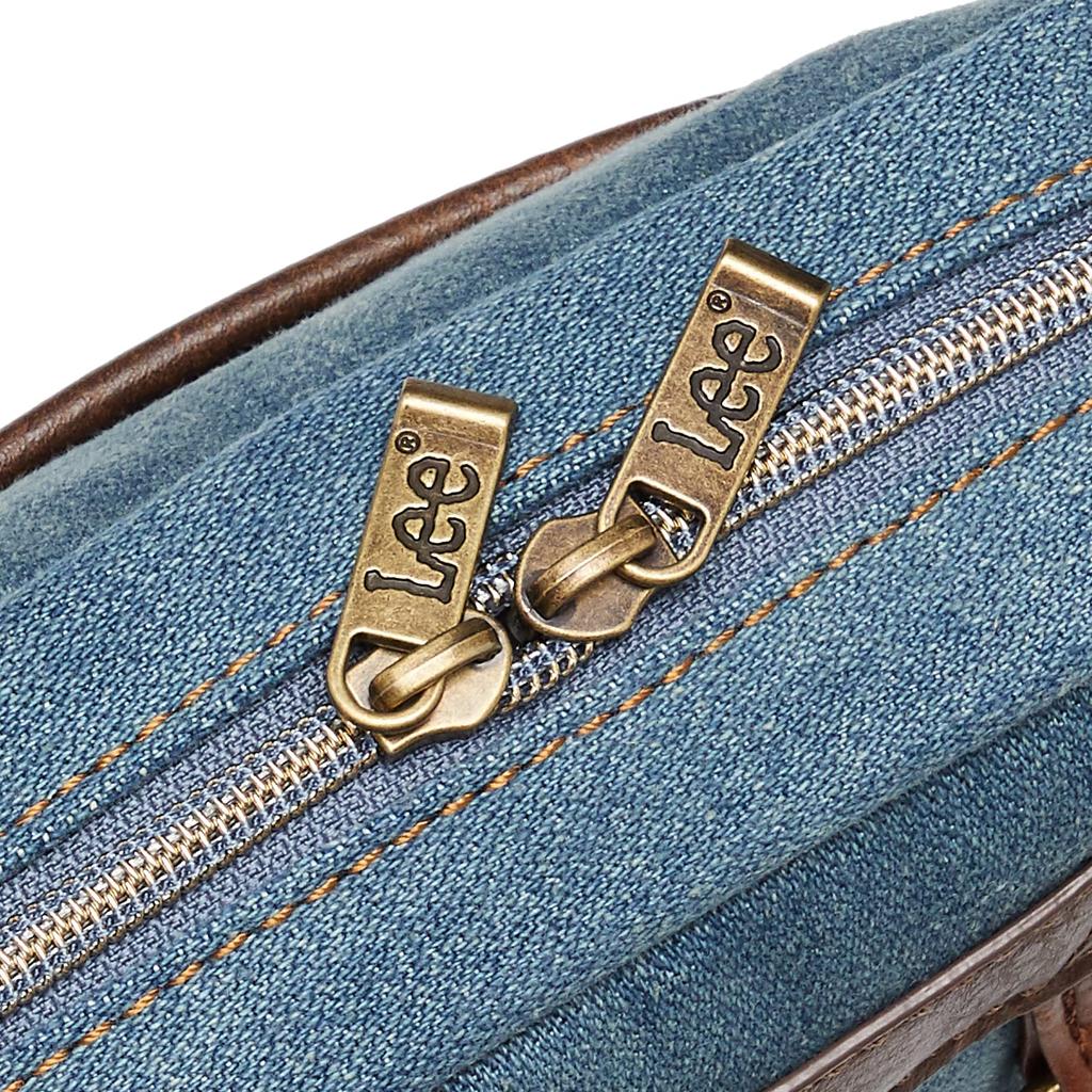 Lee Symbole Mini Schulter Denim x Faux Tasche, Leder, Blau, 320-3263
