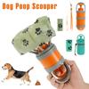 Dog Pooper Scooper Portable Pet Waste Picker with Garbage Bag Handheld Claw Poop Scooper Outdoors Pet Poop Waste Pick-up Cleaner