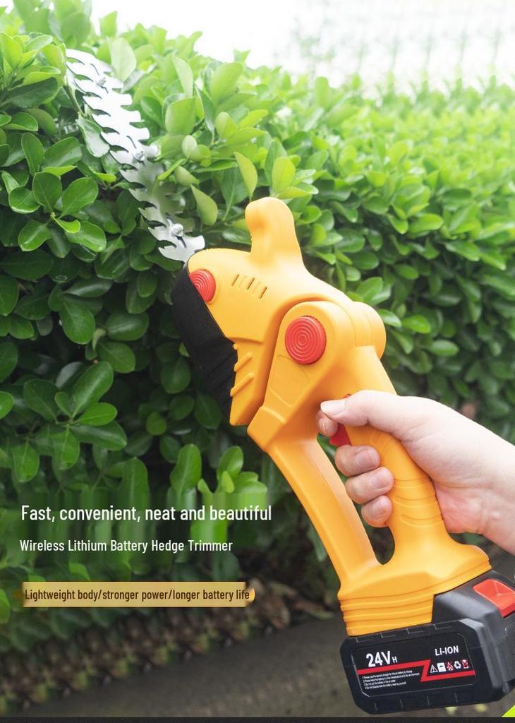Portable Cordless Electric Pruning Shears & Hedge Trimmer