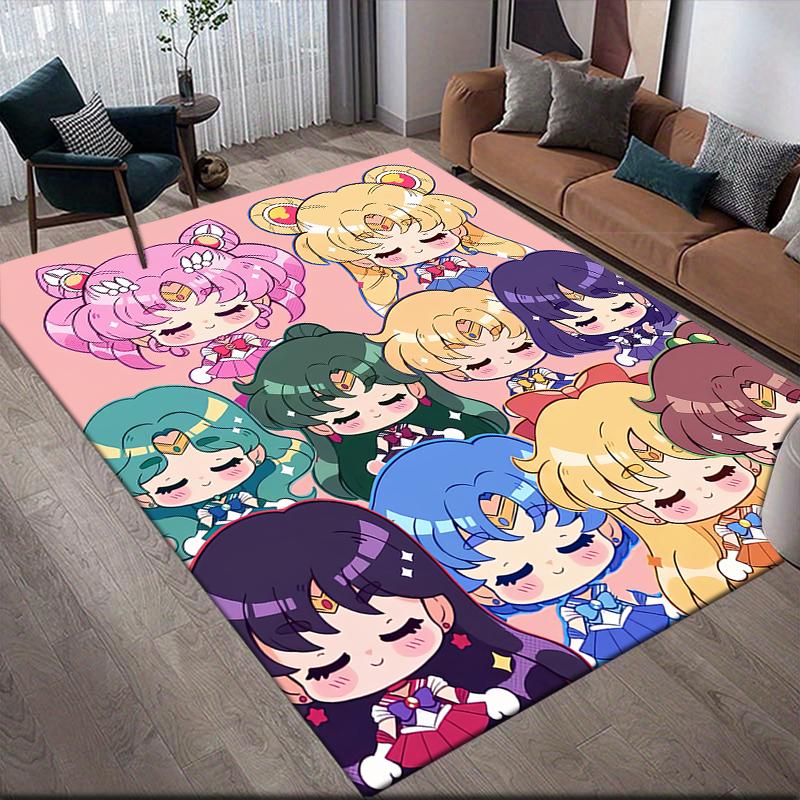 Коврик Sailor Moon Sweet Area, Уютный ковер для фаната Sailor Moon, Идеальный подарок.chl 60x90cm