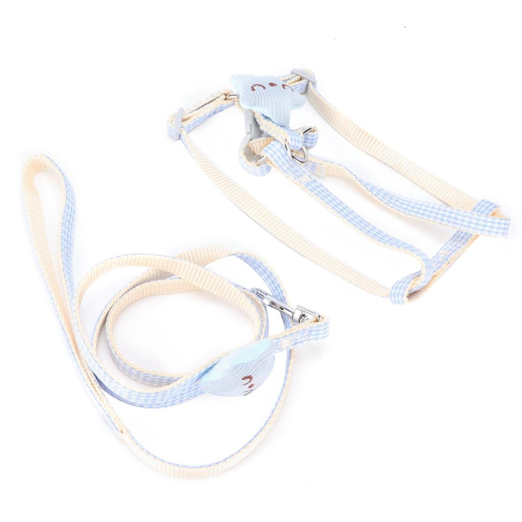 Pet Harness with Leash Adjustable Soft Mesh Breathable Body Harness Easy Control for Small Medium