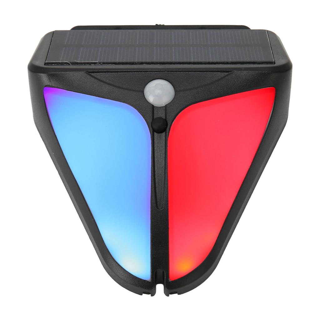 Solar Warning Light IP65 Waterproof 129db 4 Modes Warning Lamp for Yard Orchard Railings