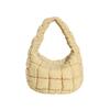 Chic And Soft Cotton Handbag With Zipper Closure Perfect For Daily Street Style