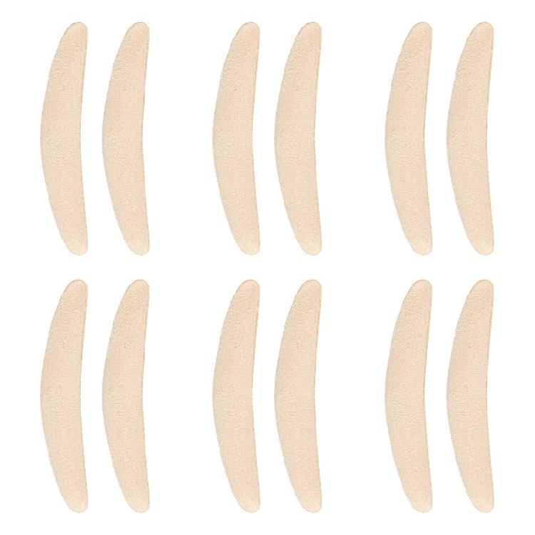 6Pairs Anti Friction Heel Protectors Breathable Adhesive Soft Fabric High Heel Cushions Pad For Leather Shoe Sneakers