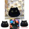 Adorable Black Cat Shaped Plush Toy Soft Stuffed Doll For Cozy Comfort And Play